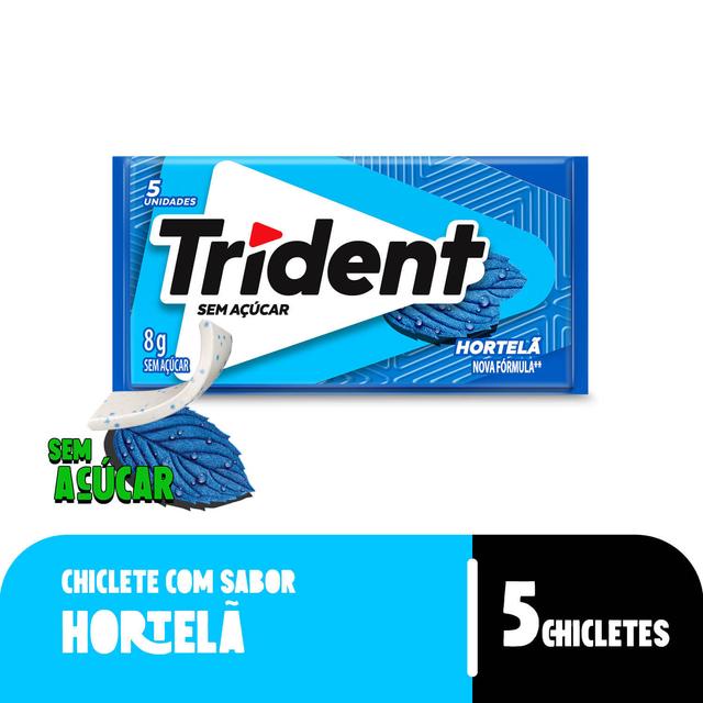 Chiclete Trident Hortelã 8g