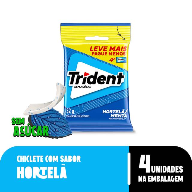 Chiclete Trident Hortelã 32g