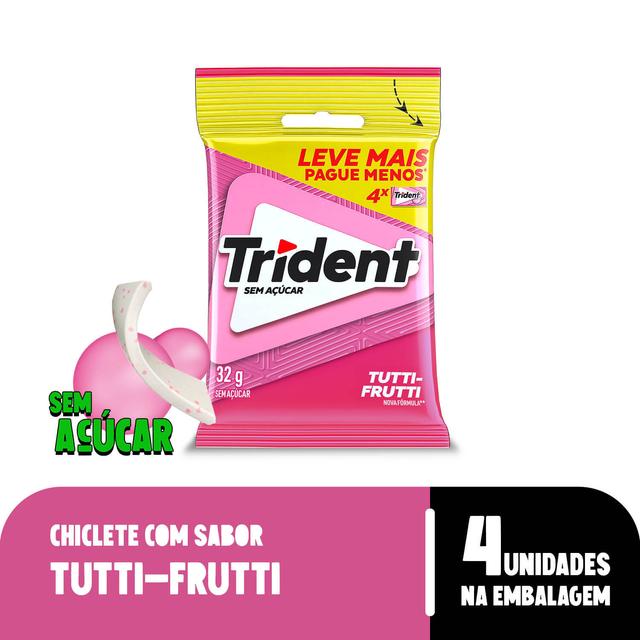 Chiclete Trident Tutti-Frutti 32g