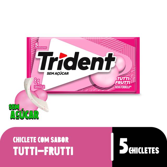 Chiclete Trident Tutti-Frutti 8g