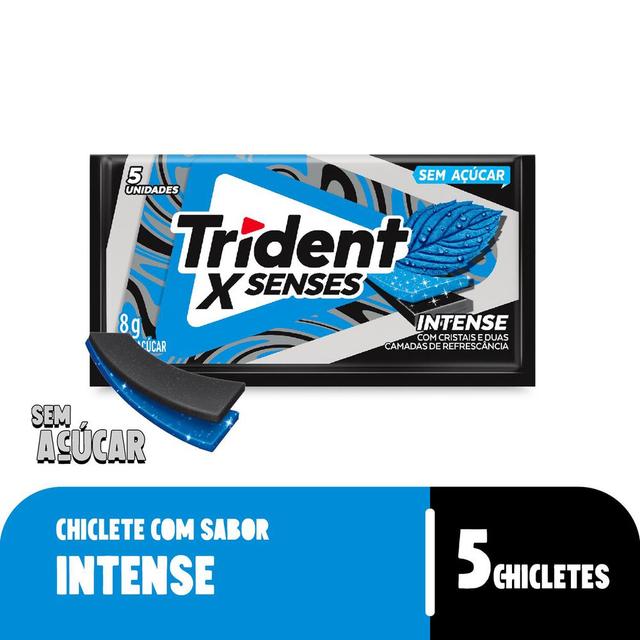 Chiclete Trident XSenses Intense 8g