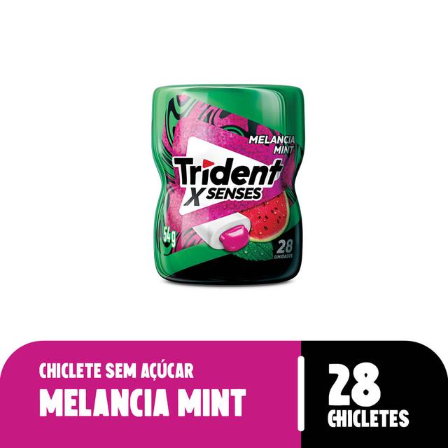 Chiclete Trident XSenses Melancia Mint 54g